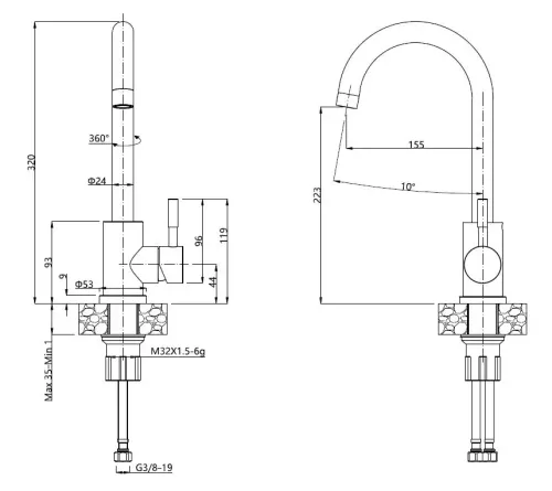 Bateria Quadron 3623500_BS Kate Stal szlachetna