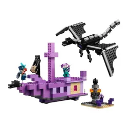 Конструктор LEGO Minecraft 21264 Дракон конца и корабль конца