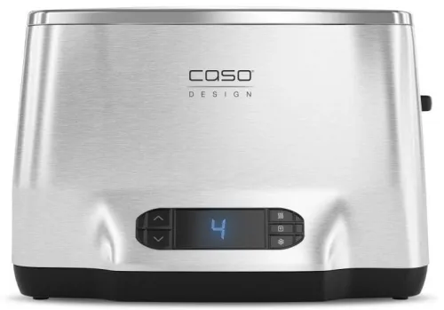 Toster Caso Germany Inox2 Ruszt do bułek Rozmrażanie 1050W