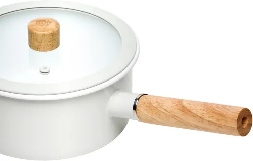 Zestaw garnków GERLACH Natur Enamel Biały (6 elementów)