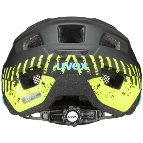 Kask rowerowy Uvex Access czarno-niebieski - 58-62