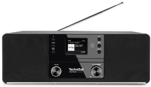 Radioodbiornik TechniSat DigitRadio 370 CD BT Radio FM DAB+ Bluetooth Czarny