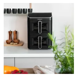 Air Fryer Frytkownica beztłuszczowa MOZANO AirTower Duo 11l z podwójnym koszem 12 automatycznych programów
