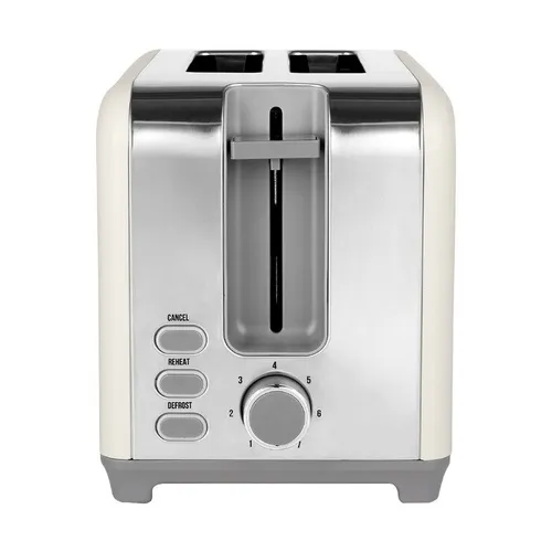 Toster VINTAGE CUISINE Retro Chromowany Kremowy
