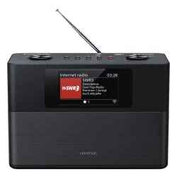 Radioodbiornik Kenwood CR-ST120S-B Radio FM, DAB+ Internetowe Wi-Fi Bluetooth Czarny