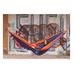 Hamak-hamak bileti Moon King Size Hammock-royal blue / orange