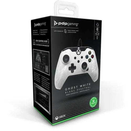 Pad PDP Xbox One & WindowsPrzewodowy ghost white