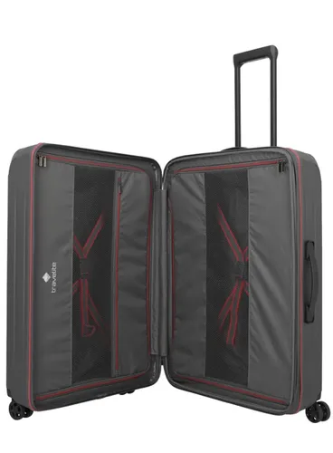 Walizka duża poszerzana Travelite Dynamiic EXP - anthracite