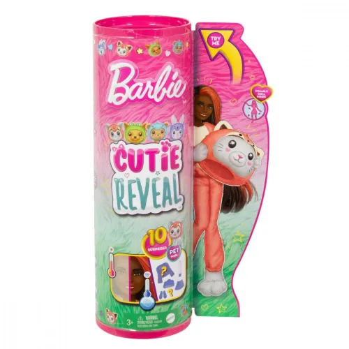 Кукла Mattel Barbie Cutie Reveal Doll - Cat-Panda Red