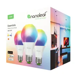 Inteligentna żarówka LED NANOLEAF Essentials Smart Bulbs Matter 9W E27 Wi-Fi Bluetooth (3 szt.)