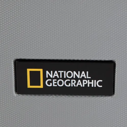 Маленький жесткий чемодан National Geographic Arete N135HA.49.23 серебро