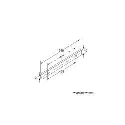 Okap Bosch DFT63AC50 Srebrny