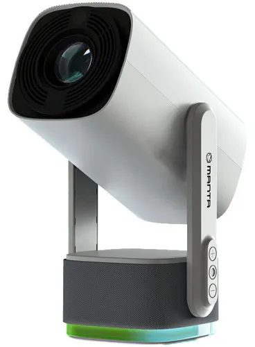 Projektor MANTA MultiVision Portable HD (1280 x 720), 250 ANSI lumen, Wi-Fi, Bluetooth