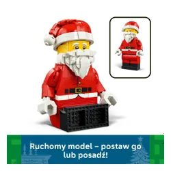 LEGO 40820 Powiększona minifigurka Świętego Mikołaja