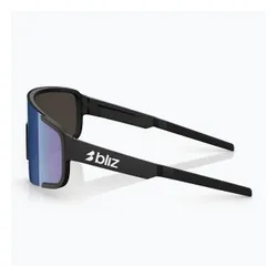 Okulary przeciwsłoneczne Bliz P003 Small matte black/grey blue mirror