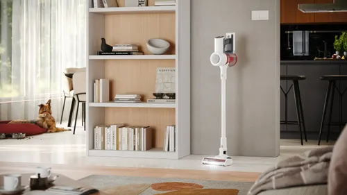 Odkurzacz pionowy SHARP Comfort VC-SV12AEU-W z dwiema bateriami