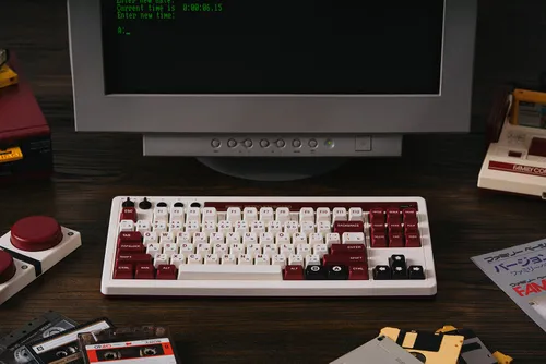 Klawiatura mechaniczna 8BitDo Mechanical Keyboard Fami Edition Kailh Box Brown V2 Brązowy
