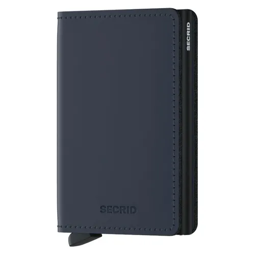 RFID Cüzdan Koruma Gizli Slimwallet Mat-nightblue