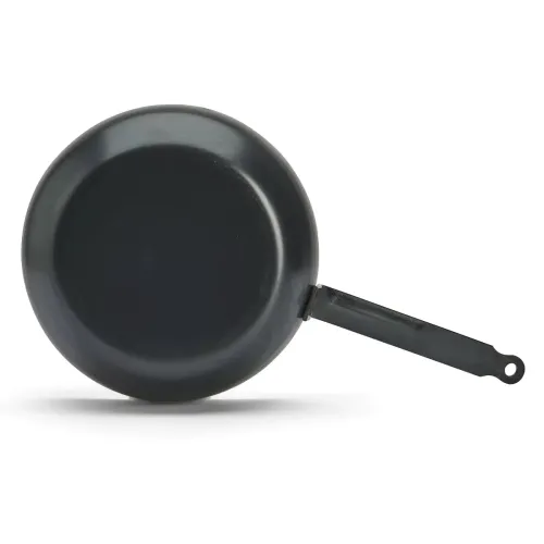 DE BUYER Blue Carbon 24 cm - patelnia głęboka ze stali węglowej