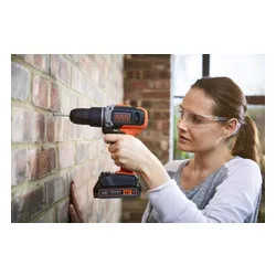 Wiertarko-wkrętarka BLACK&DECKER BCD003D2AMB + Zestaw 100 akcesoriów