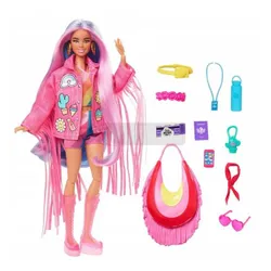 LALKA BARBIE EXTRA FLY zestaw wakacyjny HIPPIE HPB15