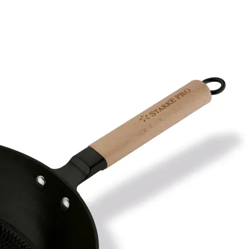 Patelnia WOK żeliwna emaliowana Starke Pro Hanoi 30 cm