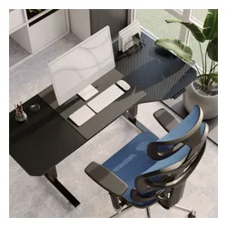 Fotel DIABLO CHAIRS V-Commander Czarno-niebieski