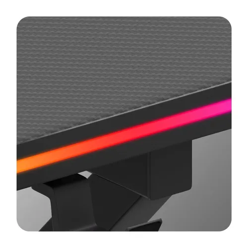 Biurko gamingowe HUZARO Hero 1.7 RGB Czarny
