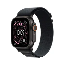 Apple Watch Ultra 3 GPS + Cellular koperta z tytanu Czarna 49mm Opaska Alpine Czarna Rozmiar L