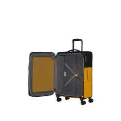 Большой расширенный чемодан American Tourister Daring DASH EXP-black / yellow