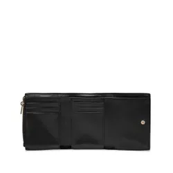 Маленький женский кошелек Tommy Hilfiger Th City Med Flap Wallet AW0AW15746 Black BDS