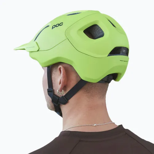 Kask rowerowy POC Axion fluorescent yellow/green matt