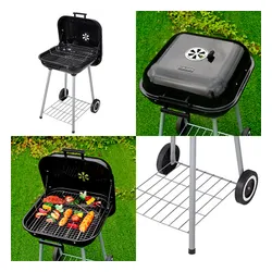 Grill węglowy VELACO VL05-BLACK Czarny