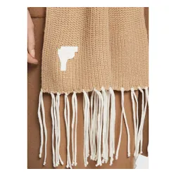 Eșarfă de joc pe gheață 22I U2M1 3001 9008 U211 Fondo Marrone Bianco
