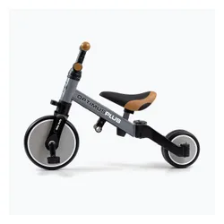 Rowerek biegowy trójkołowy Milly Mally 4w1 Optimus Plus grey