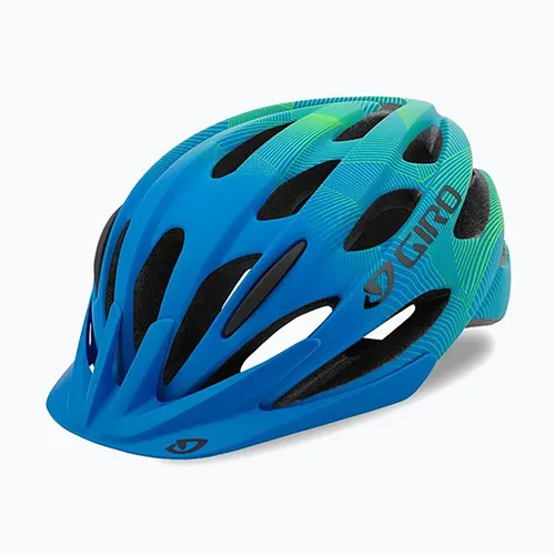 Kask rowerowy dziecięcy Giro Raze Jr matte blue/lime