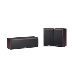 Yamaha MusicCast RX-V4A Black, комплект для домашнего кинотеатра NS-F51/NS-P51 Walnut