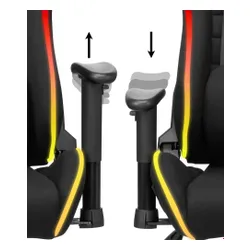Fotel MAD DOG GCH800 RGB Czarny