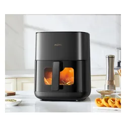 Air Fryer Frytkownica beztłuszczowa MOVA FD10S Pro Czarny 6l z okienkiem do obserwacji postępów gotowania