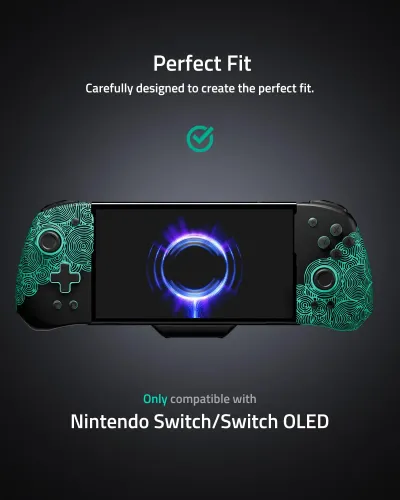 Kontroler FUNLAB Luminpad Gripcon Switch Zonai Black do Nintendo Switch