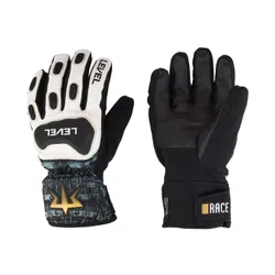 Rękawice narciarskie Level Race Replica pk white