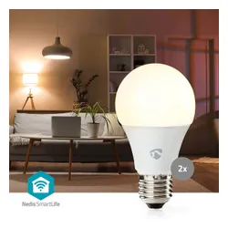 Inteligentna żarówka LED NEDIS SmartLife WIFILRC20E27 9W E27 Wi-Fi (2 szt.)