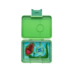 Śniadaniówka / lunchbox dziecięcy Yumbox Snack - jurassic green / dinosaur