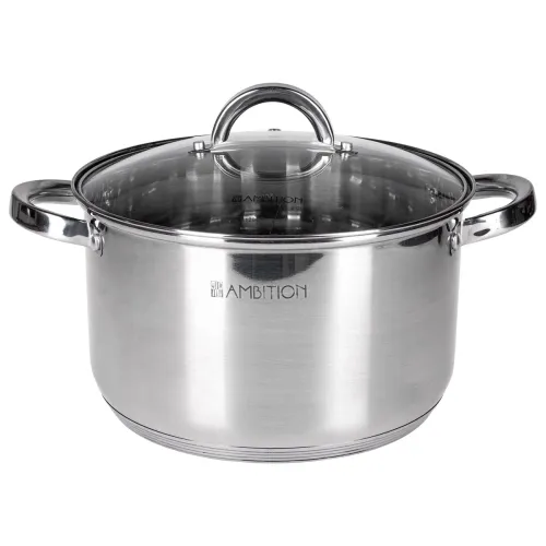 AMBITION Berry 6,1 l - garnek ze stali nierdzewnej z pokrywką