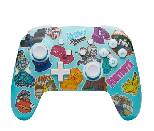 Pad PowerA Enhanced Fortnite Sticker Mania do Nintendo Switch Bezprzewodowy