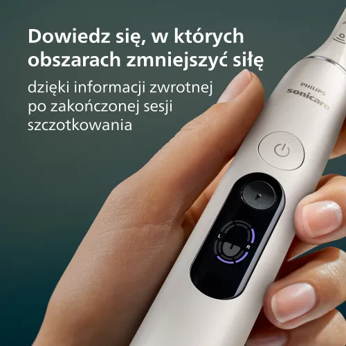 Szczoteczka soniczna PHILIPS Sonicare 8000 DiamondClean HX8311/11 Biały