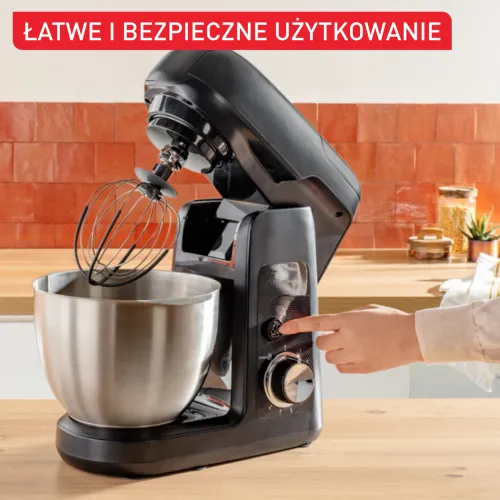 Robot planetarny Tefal Bake Partner QB525838 1100W Maszynka do mielenia Szatkownica Blender kielichowy
