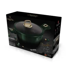 Garnek tytanowy 4.1L 24cm BERLINGER HAUS Metallic Line Emerald BH-6058