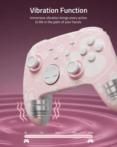 Adapter FUNLAB Firefly Pro Controller - Cat Paw do Nintendo Switch / Switch 2 Bezprzewodowy