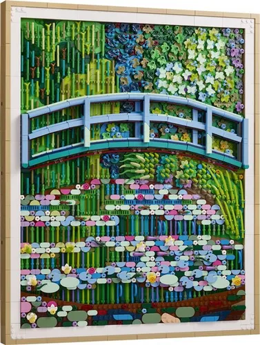 LEGO ART 31220 Claude Monet - Most nad stawem z liliami wodnymi, zestaw+18
